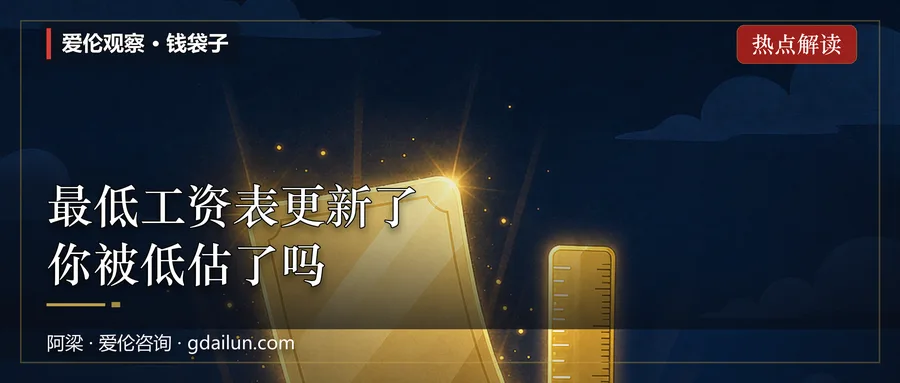 最低工资表更新了，你被低估了吗